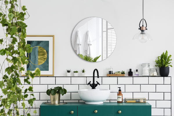 Lustro bez ramy okrągłe fi 100 cm