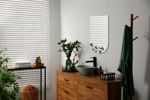 Lustro półowalne 40x70 cm