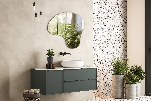 Lustro organiczne bez ramy 48x48 cm