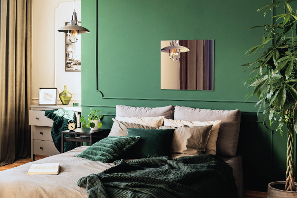 Lustro dekoracyjne prostokątne bez ramy 50x50 cm