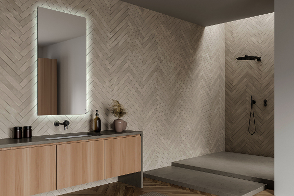 Lustro prostokątne łazienkowe podświetleniem LED 80x60 cm