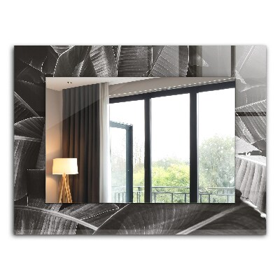 Lustro dekoracyjne prostokątne Liście bananowca