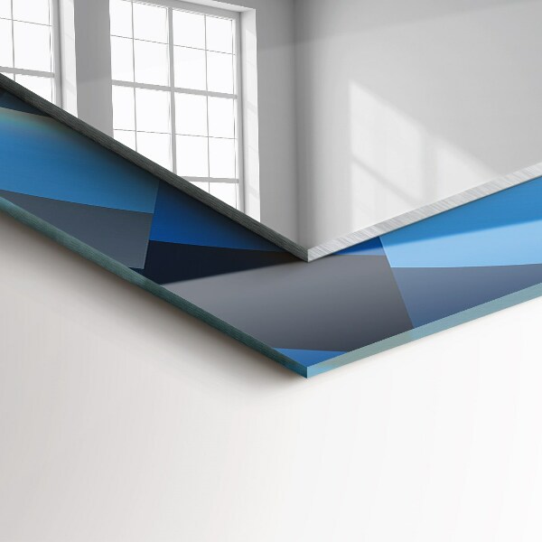 Lustro z nadrukiem dekoracyjne prostokątne Abstrakcyjny tunel