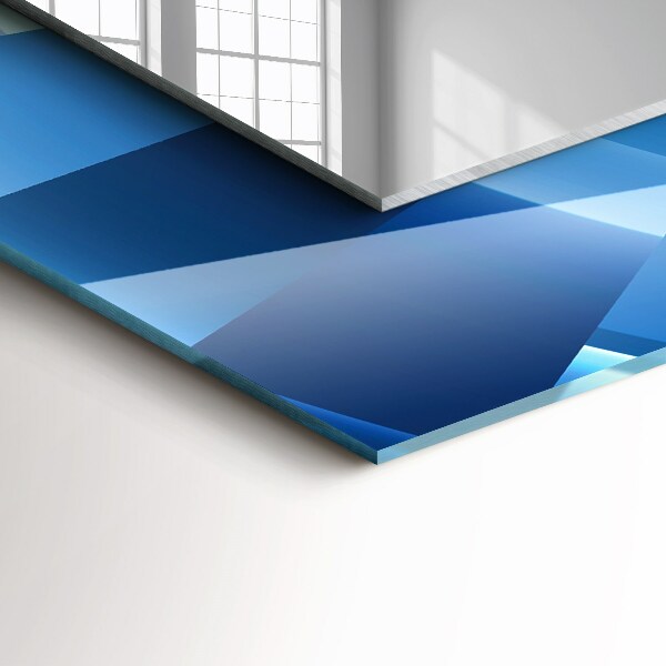 Lustro z nadrukiem dekoracyjne prostokątne Abstrakcyjny tunel