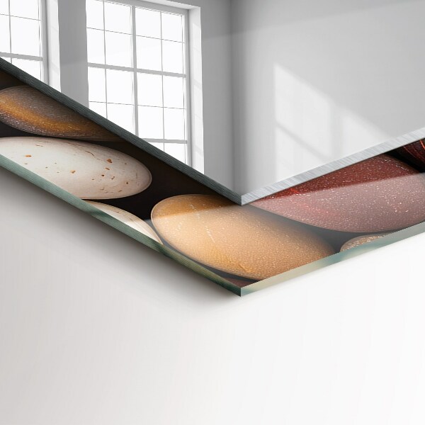 Lustro dekoracyjne prostokątne Część pnia drzewa