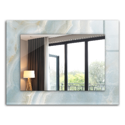 Lustro ramka z nadrukiem prostokątne Motyw kwiatowy