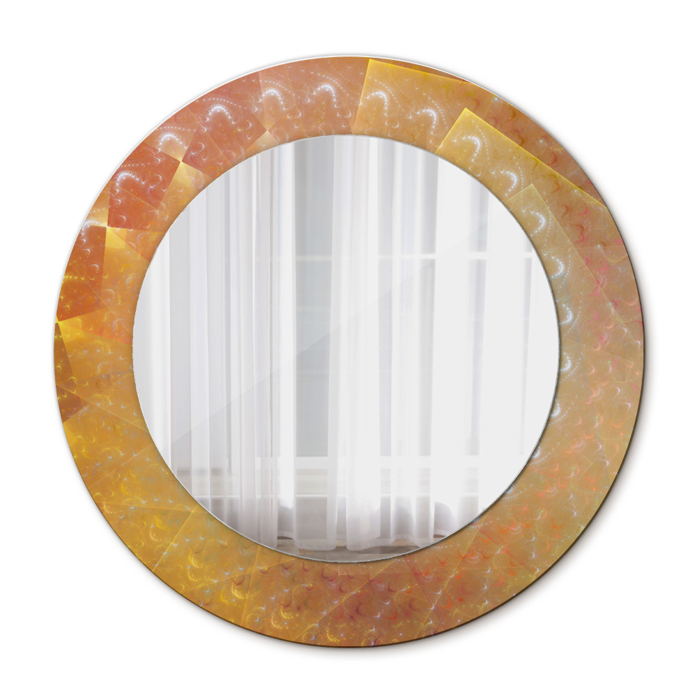Lustro ścienne dekoracyjne okrągłe Spirala abstrakcja