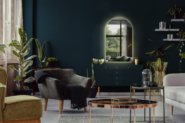 Lustro łukowe LED 50x90 cm