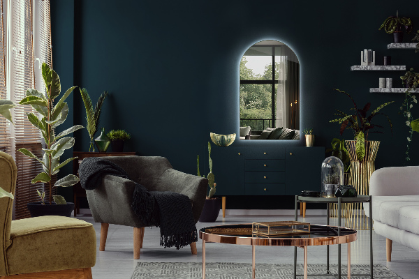 Lustro łukowe LED 50x90 cm