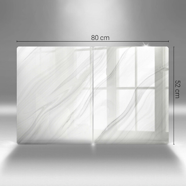 Osłona ściany przy kuchence gazowej Delikatny marmur