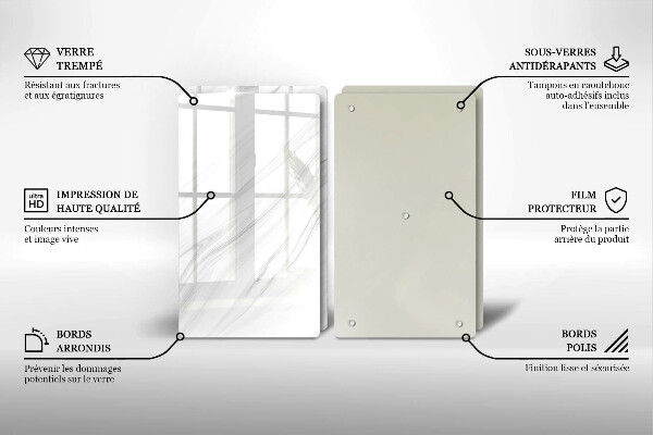 Osłona ściany przy kuchence gazowej Delikatny marmur