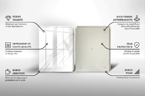 Osłona ściany przy kuchence gazowej Delikatny marmur