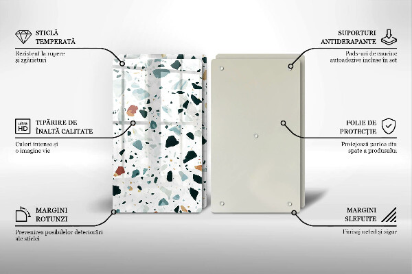 Panel ochronny do kuchni Jasny kamień gres