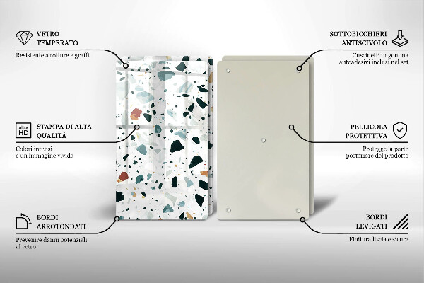 Panel ochronny do kuchni Jasny kamień gres