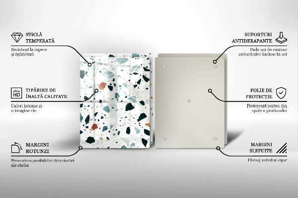 Panel ochronny do kuchni Jasny kamień gres