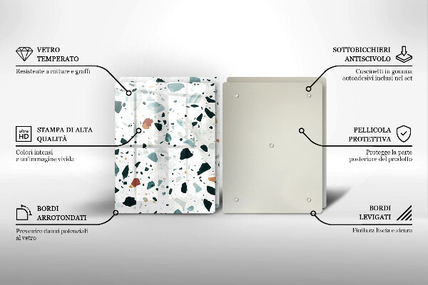 Panel ochronny do kuchni Jasny kamień gres