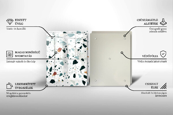 Panel ochronny do kuchni Jasny kamień gres