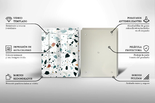 Panel ochronny do kuchni Jasny kamień gres