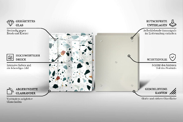 Panel ochronny do kuchni Jasny kamień gres