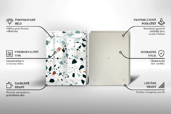 Panel ochronny do kuchni Jasny kamień gres
