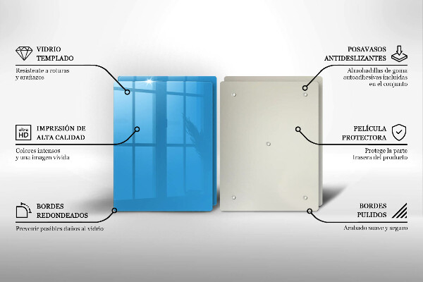 Osłona ściany przy kuchence gazowej Kolor niebieski