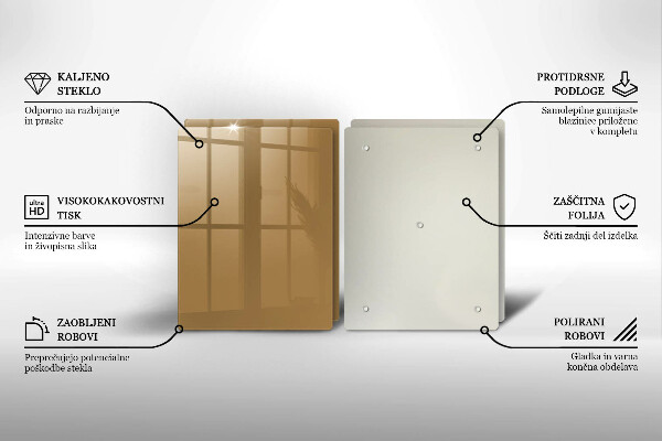 Osłona ściany przy kuchence gazowej Kolor beżowy