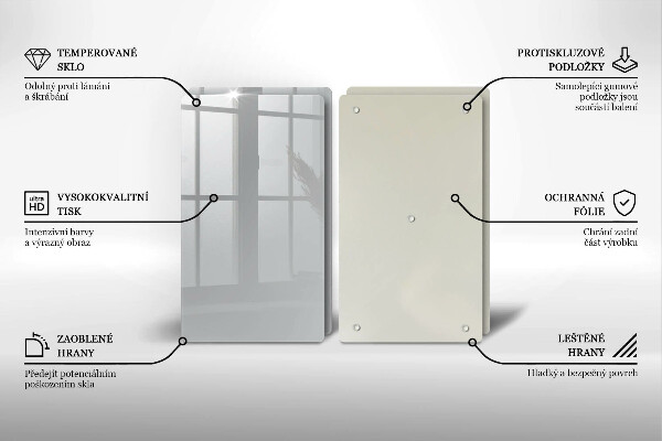 Osłona ściany przy kuchence gazowej Kolor szary