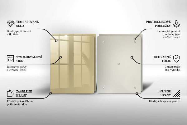 Osłona ściany przy kuchence gazowej Kolor beżowy