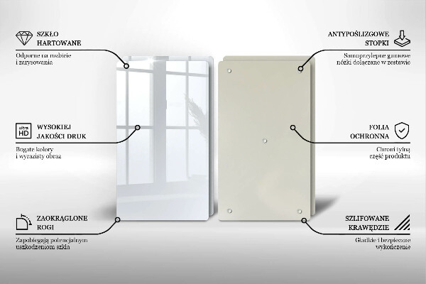 Osłona ściany przy kuchence gazowej Kolor biały