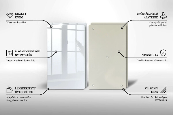 Osłona ściany przy kuchence gazowej Kolor biały