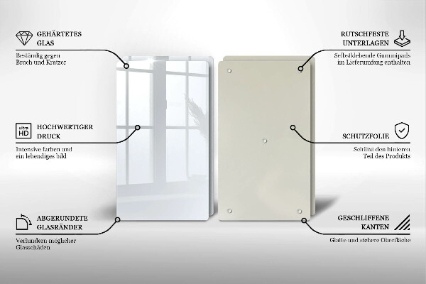 Osłona ściany przy kuchence gazowej Kolor biały