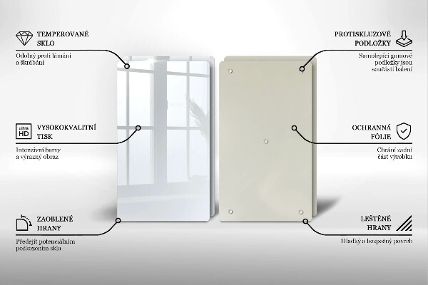 Osłona ściany przy kuchence gazowej Kolor biały