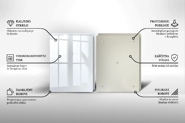 Osłona ściany przy kuchence gazowej Kolor biały