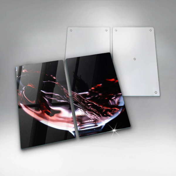 Osłona ściany przy kuchence gazowej Kieliszek czerwonego wina