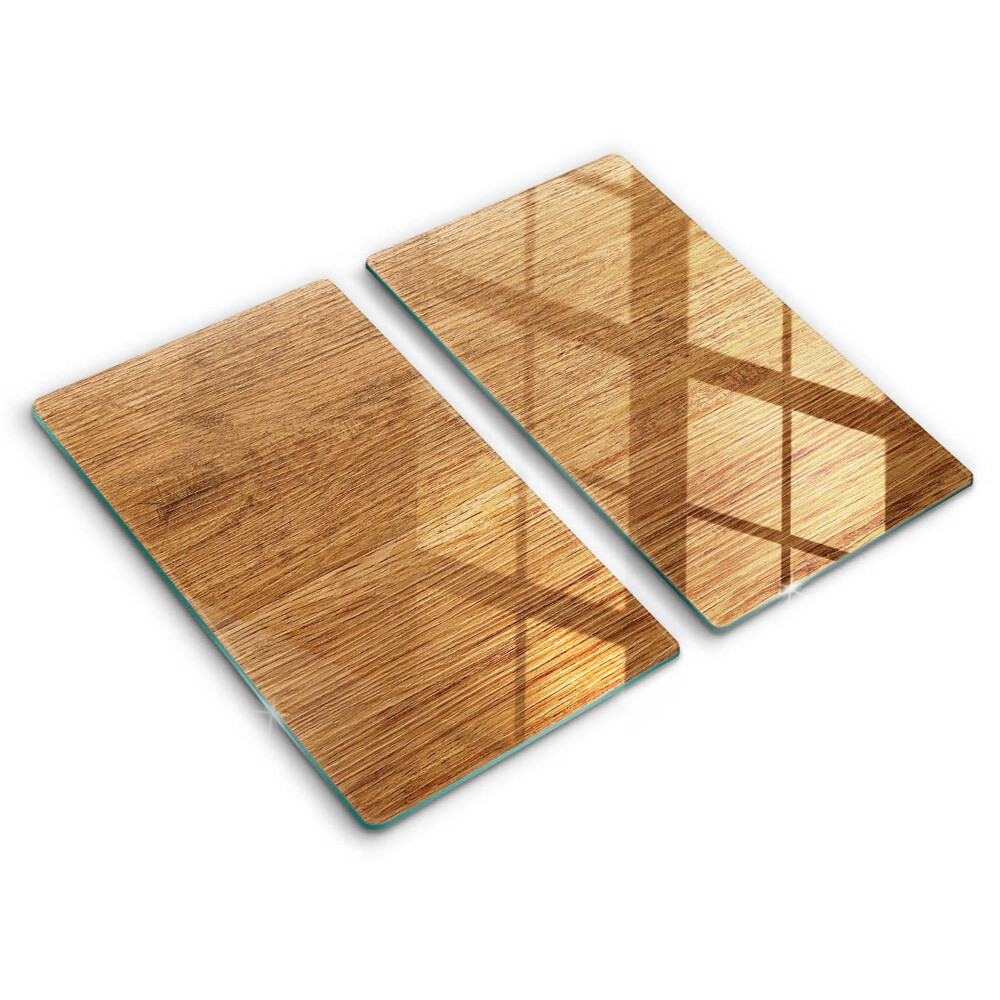 Płyta ochronna na kuchenkę Tekstura drewno deska