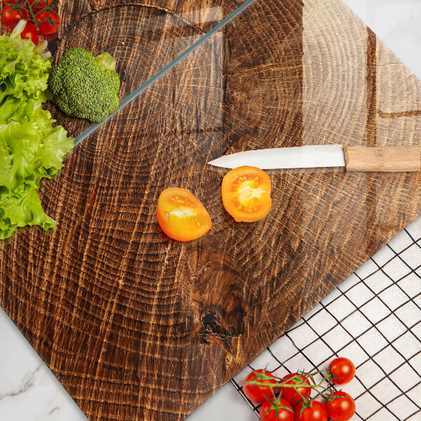 Osłona ściany przy kuchence gazowej Struktura drewno