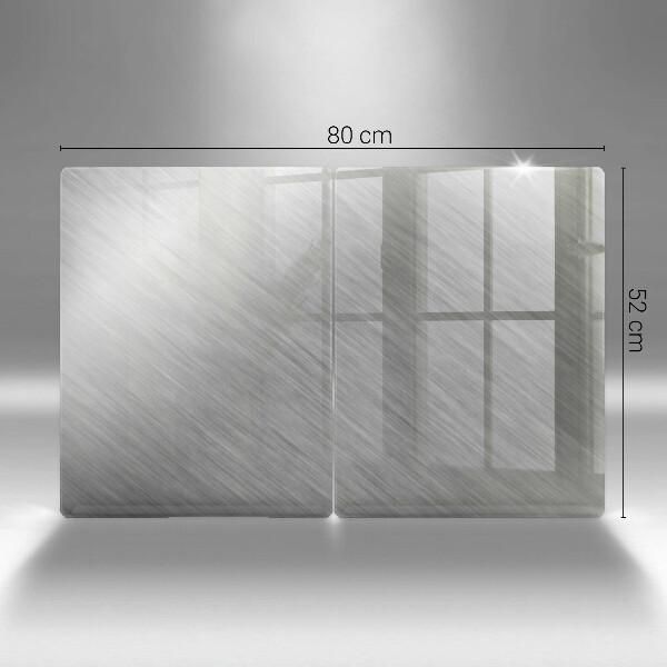 Osłona ściany przy kuchence gazowej Tło tekstura metal