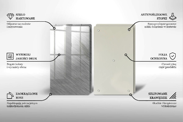 Osłona ściany przy kuchence gazowej Tło tekstura metal