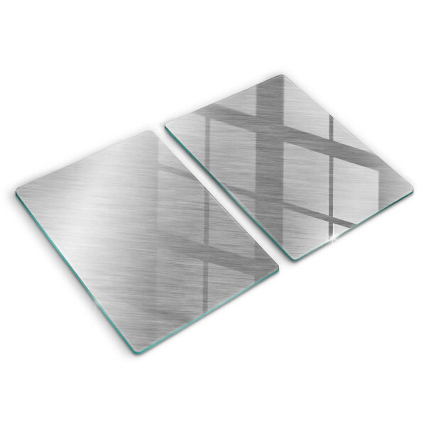 Osłona ściany przy kuchence gazowej Tło tekstura metal