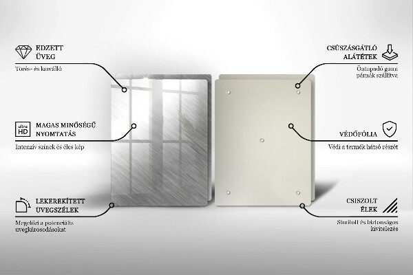 Osłona ściany przy kuchence gazowej Tło tekstura metal