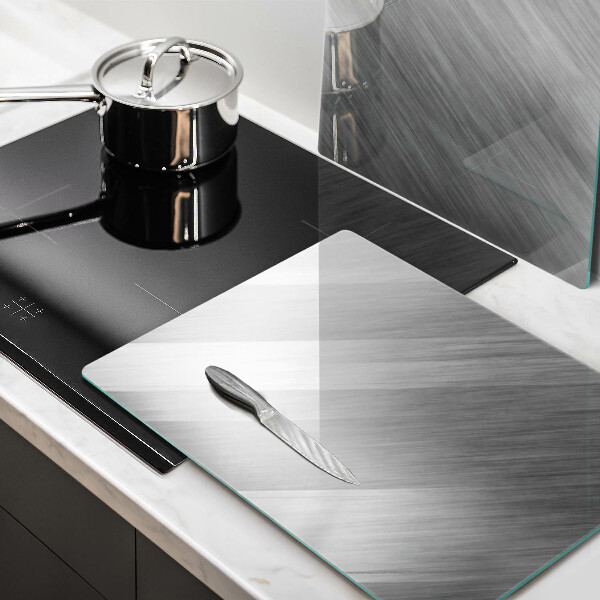 Osłona ściany przy kuchence gazowej Tło tekstura metal