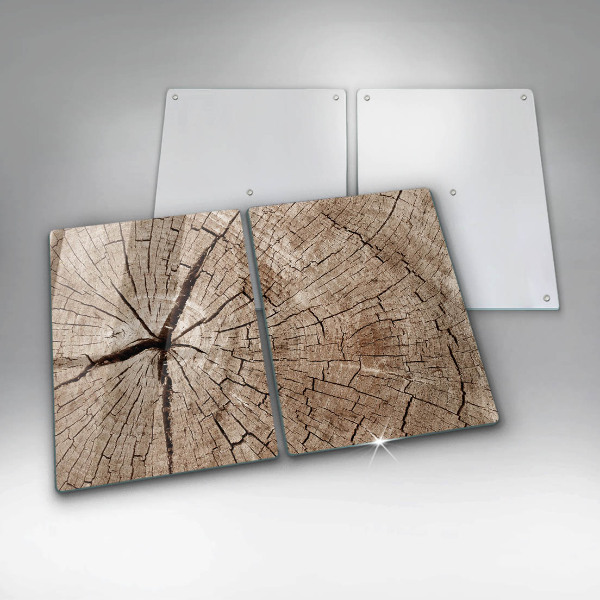 Osłona ściany przy kuchence gazowej Przekrój drzewa