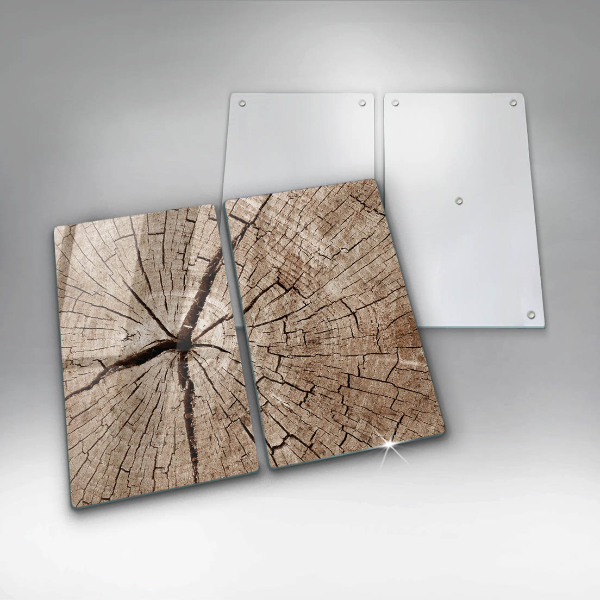 Osłona ściany przy kuchence gazowej Przekrój drzewa