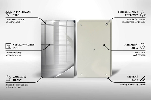 Osłona ściany przy kuchence gazowej Metalowe kształty