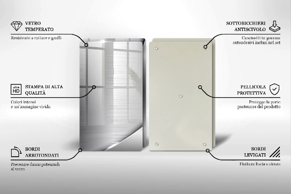 Osłona ściany przy kuchence gazowej Metalowe kształty