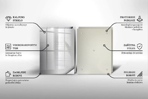 Osłona ściany przy kuchence gazowej Metalowe kształty