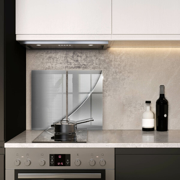 Osłona ściany przy kuchence gazowej Metalowe kształty