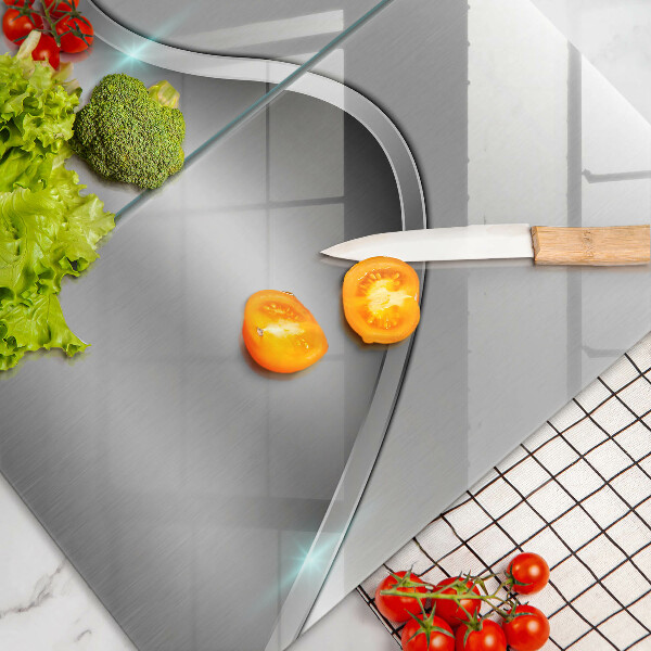 Osłona ściany przy kuchence gazowej Metalowa abstrakcja