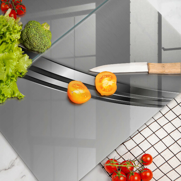 Osłona ściany przy kuchence gazowej Metalowa abstrakcja