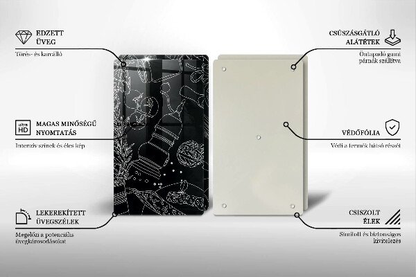 Osłona ściany przy kuchence gazowej Kuchenne akcesoria